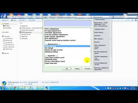 #1 Download Phần Mềm Reset Epson L5190, Hướng dẫn reset máy in Epson tràn bộ nhớ chớp nháy 2 đèn Mới Nhất