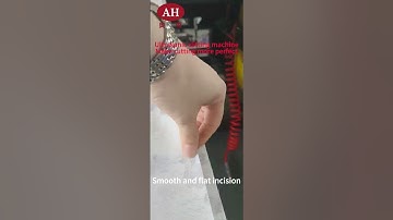 Afraid of loose fabric edges, choose the Aoheng ultrasonic slitting machine! #factory #machine