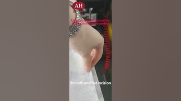 Afraid of loose fabric edges, choose the Aoheng ultrasonic slitting machine! #factory #machine