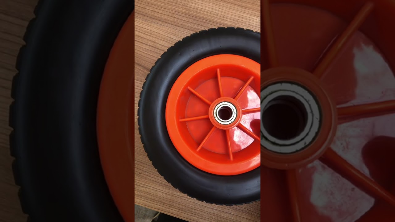 Canadian Market Worx Aerocart PU Foam Caster flat free wheels, Hand Truck Dolly Puncture Proof Tyre