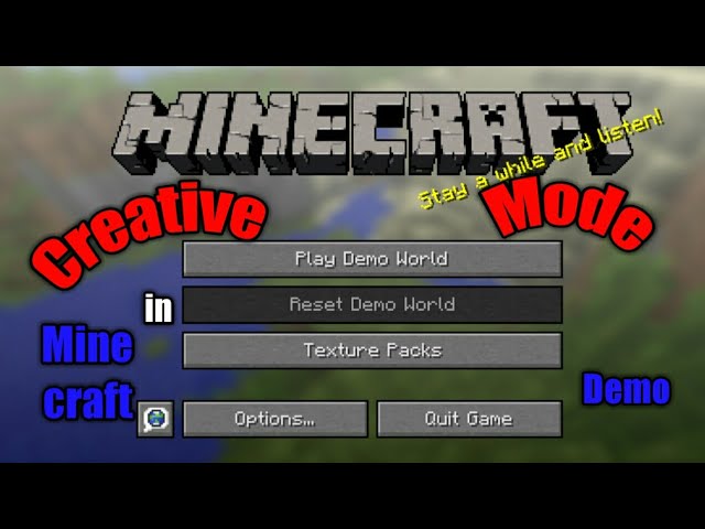 Play Minecraft Demo Mode FREE  NEW LAUNCHER 2017 ! ! ! 