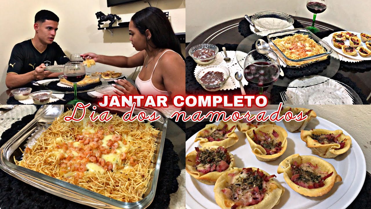 JANTAR COMPLETO| ENTRADA| PRATO PRINCIPAL E SOBREMESA| simples e fácil ...