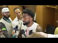 Raheem Mostert meets with the media after #CARvsMIA | Miami Dolphins