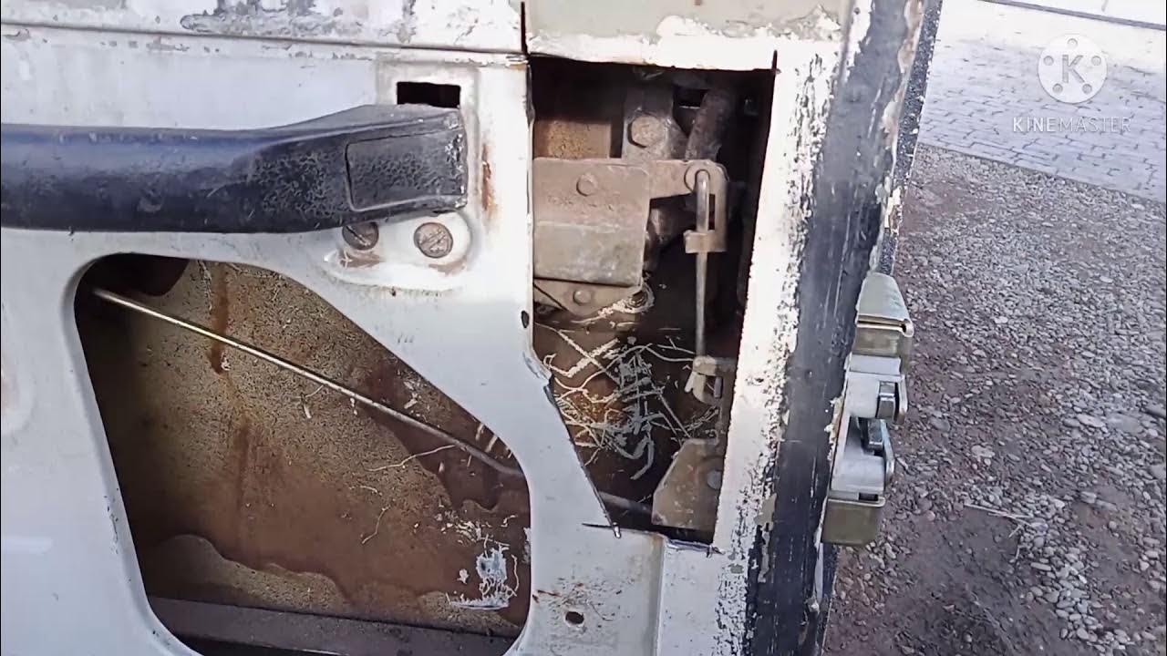 Как заменить замок на газели Замена замка задней двери Газель соболь как заменить замок - YouTube