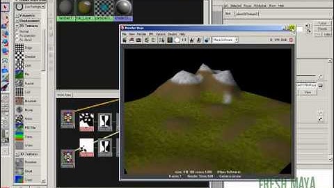 Maya Texturing Tutorial:  Ground Texturing (Part 4)