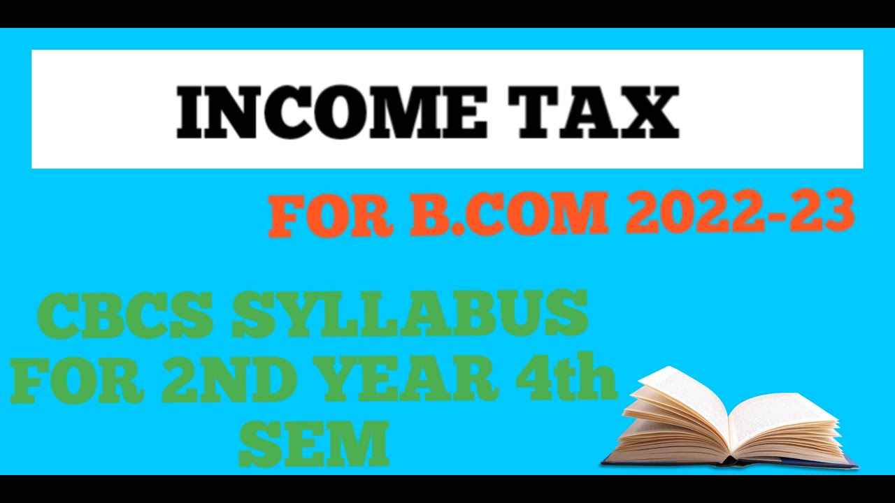 Introduction to Income Tax Syllabus | Income Tax | CLASS-1 | Telugu