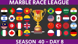 Marble Race League Season 40 DAY 8 Marble Race in Algodoo