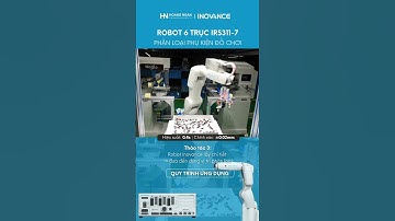 Robot SCARA phân loại phụ kiện đồ chơi siêu chính xác với mâm rung + camera #robot #inovance