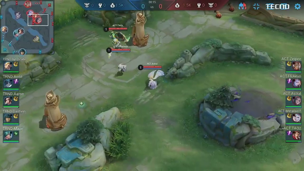 Philippine Kings League Fall Season | A.C.T. Esports Club vs WETRND Esports Game 1