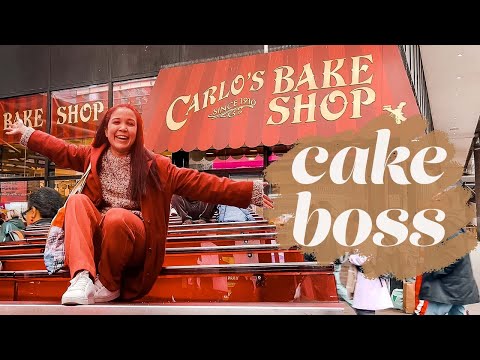Visitando la famosa pastelería CAKE BOSS en MANHATTAN | BUDDY VALASTRO | KLEINFELD | TIMES SQUARE