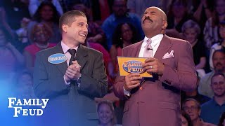 This answer made Steve Harvey STOP THE SHOW! | Family Feud