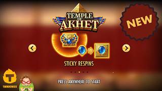 👩‍🦳NEW SLOTS 🎰 TEMPLE OF AKHET🚨👍THUNDERKICK 🎰 #newslots 🚨#demoplay #prerelease
