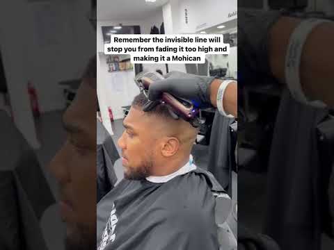 How I do Anthony Joshua's high top skin fade #shorts #haircut