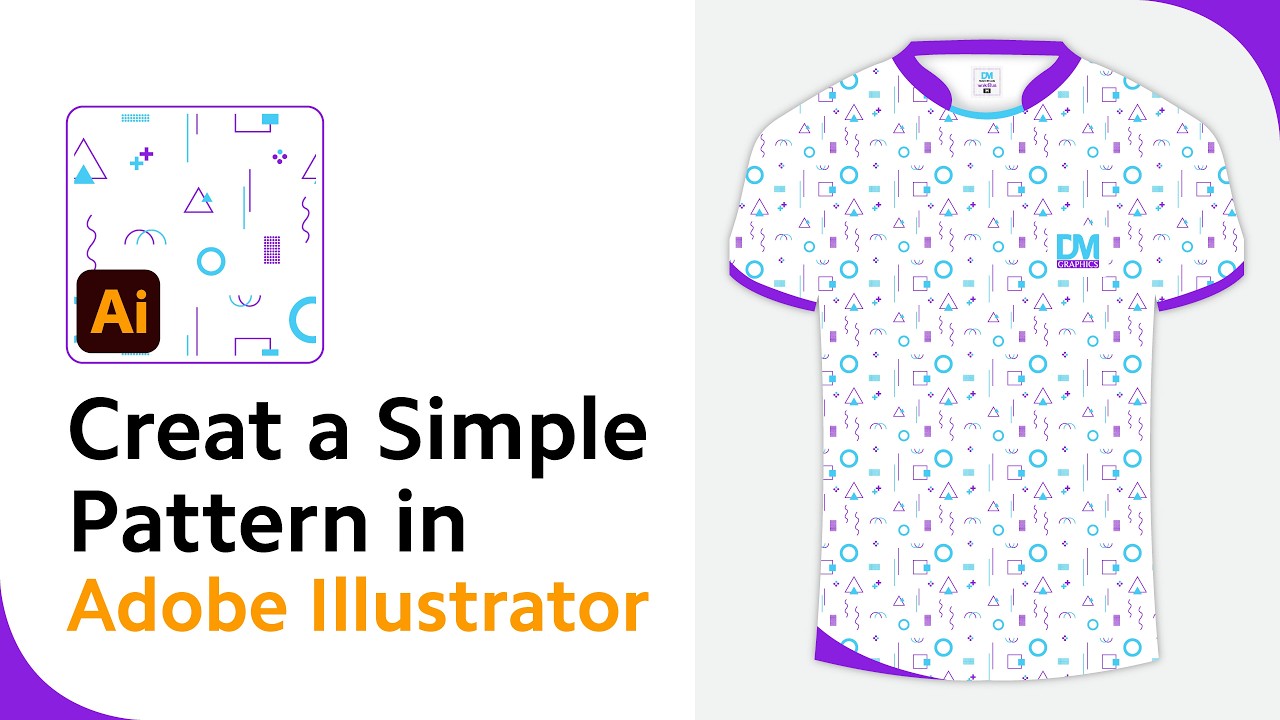 How to Create a Simple Pattern in Adobe Illustrator - YouTube