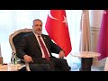 Prime Minister and Minister of Foreign Affairs Meets Turkish FM