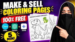 Learn how to create and sell printable activity worksheets in under 5 min using only FREE tools!