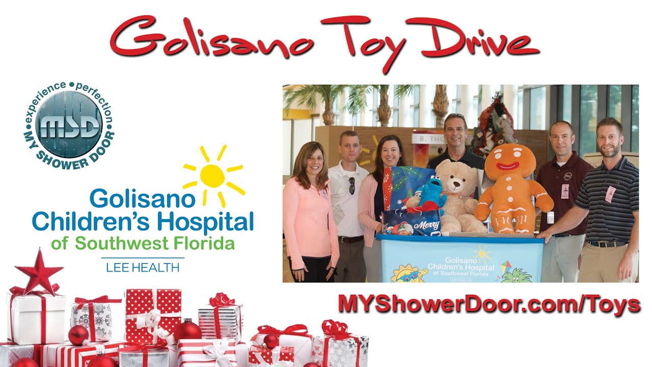 MY Shower Door Toy Drive for Golisano Children Hospital ...