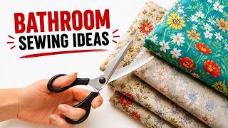 2 Sewing Projects To Organize Your Bathroom|  Showofcrafts