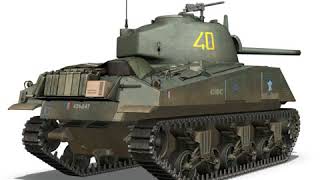 3D Model of M4A2 Sherman - Brive la Gaillarde Review