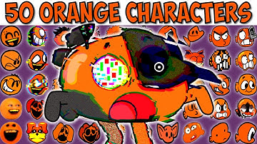 ALL ORANGE TEST | FNF Character Test | Gameplay VS My Playground