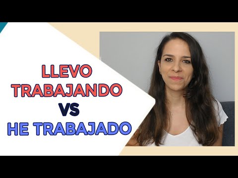 LLEVAR + GERUNDIO