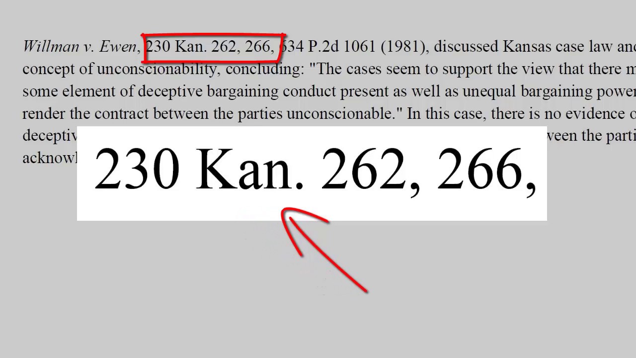 Citing Judicial Opinions