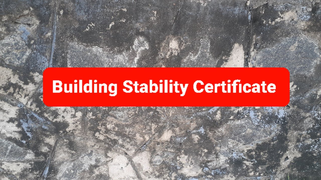 why-building-stability-certificate-only-for-3-year-tamil-nadu