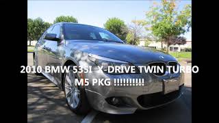 2010 Bmw 535I X-Drive Twin Turbo M5 Pkg  By North Star Auto Sale