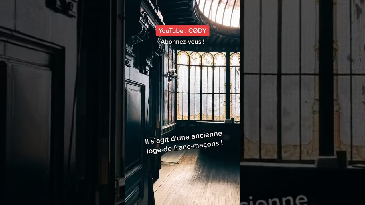 Dans une loge de franc-maçons abandonné !