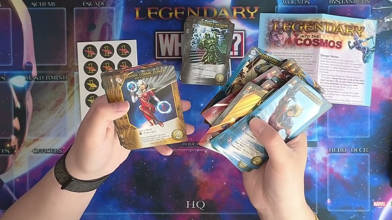 Legendary Marvel Into the Cosmos and Noir Expansion Unboxing | DaniCha