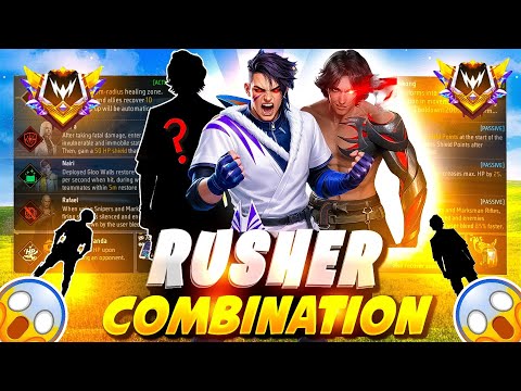 NEW ( RUSHER ) | TOP 3 SECERT ✅ Best character skill for cs rank | Cs rank best character skill