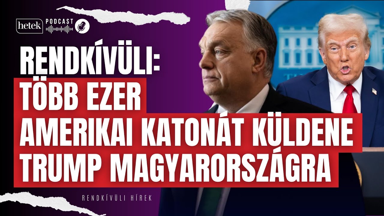 Rendkívüli: Magyarországra vezényelné az amerikai csapatokat Trump, Németország helyett | Hírek