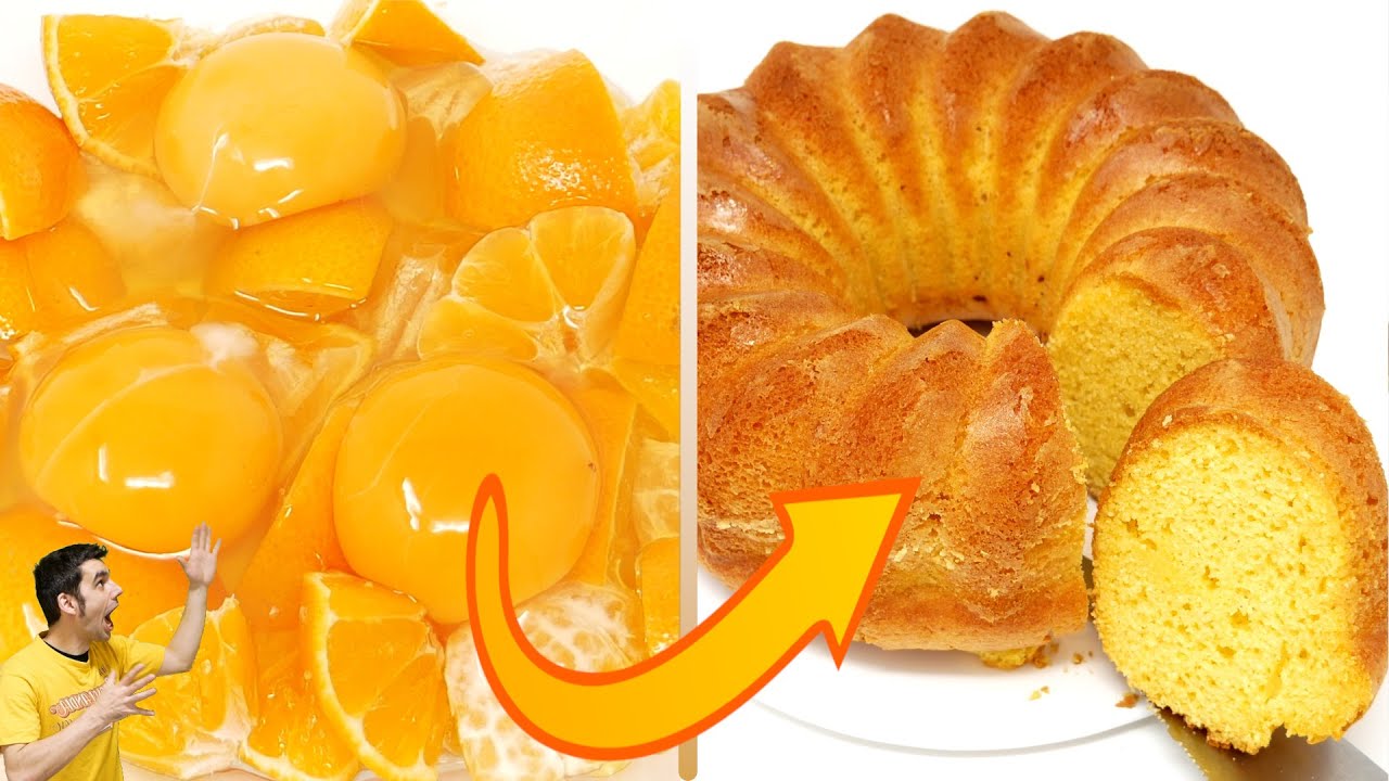 С 4 МАНДАРИНАМИ приготовьте этот ВКУСНЫЙ ТОРТ! ОЧЕНЬ ПРОСТО И БОГАТЫЙ! В блендере или миксере.