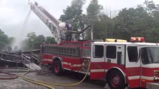 Clarksville Police report Fort Campbell Boulevard Fire destroys Building