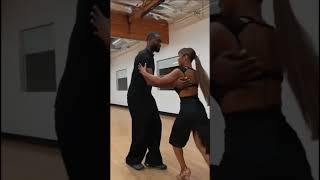 Jaylen Brown & Victoria Monet dancing salsa 💃🕺#shorts #shortsfeed #nba