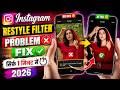 couldn't restyle your photo. try again later | instagram story restyle something went wrong problem