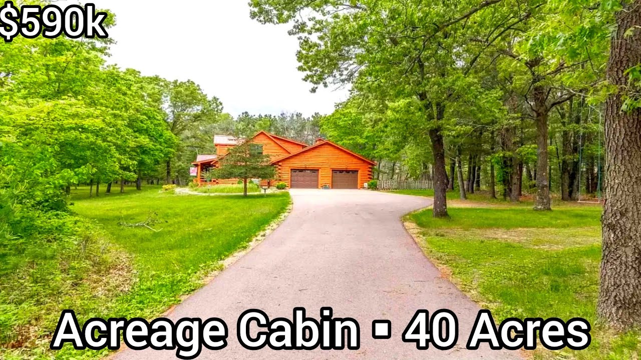 Wisconsin Cabins For Sale 590k 40 Acres Wisconsin Farms