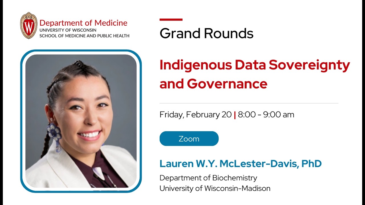 2/20/2026 - Indigenous Data Sovereignty and Governance - YouTube