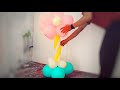 CARA Membuat Standing Balon Bunga dengan Mudah - step by step