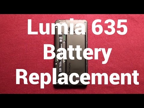 Nokia Lumia 635 Battery Replacement How To Change