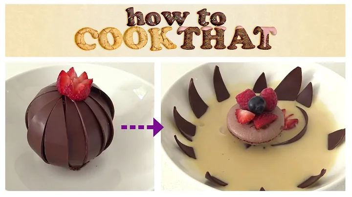MAGIC CHOCOLATE FLOWER DESSERT How To Cook That An...