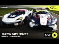 LIVE - RACE 1 - BRITISH GT - OULTON PARK 2019