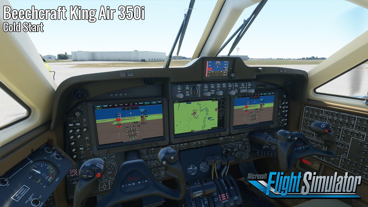 Beechcraft King Air 350i Cold Start Microsoft Flight Simulator 2020 Microsoft Flight Simulator Flight Simulator Microsoft