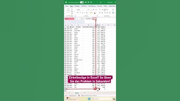 🇩🇪~ Zirkelbezüge in Excel? So lösen Sie das Problem in Sekunden!