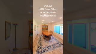 4974 Cedar Ridge, Grand Rapids MI $490,000 #realestate #grandrapids #grandrapidsmichigan #home