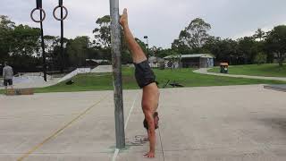 Straddle Press Handstand: Trap 3 Lean to Straddle