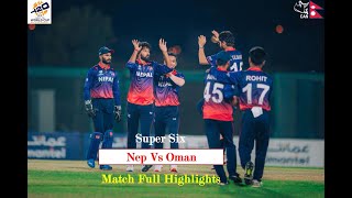 Nepal vs Oman T20 Highlights | Asia Qualifier 2025 | Full Match”