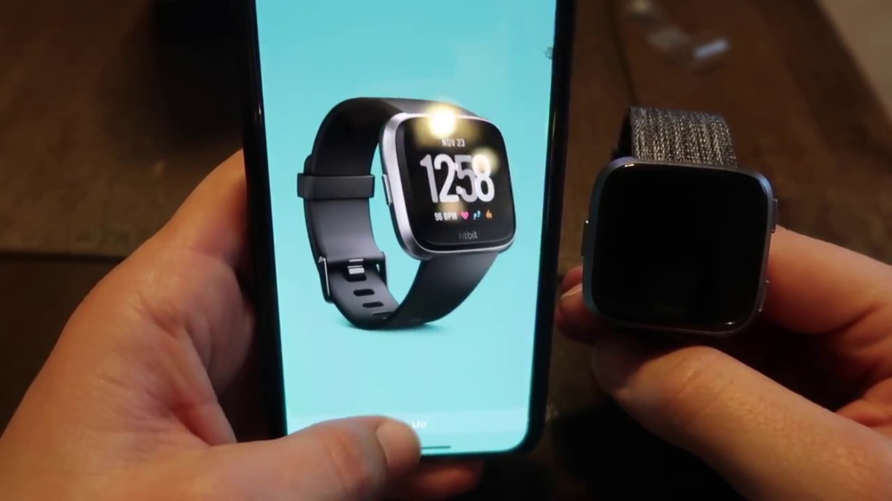 setting up fitbit versa