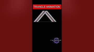 C PROGRAMMING-To draw triangle in different colors /Triangle Animation #shorts #c #programming