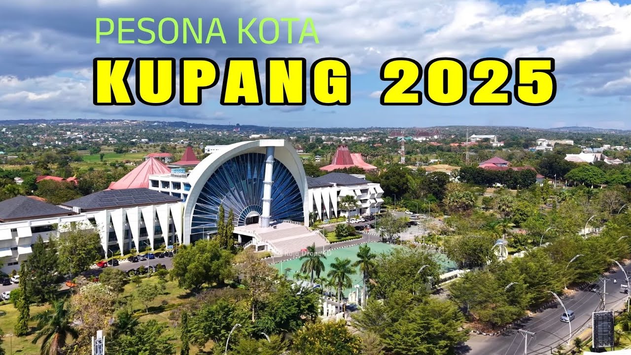 Drone View Kota Kupang Nusa Tenggara Timur NTT 2025